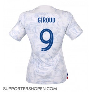 Frankrike Olivier Giroud #9 Borta Matchtröja Dam VM 2022 Kortärmad